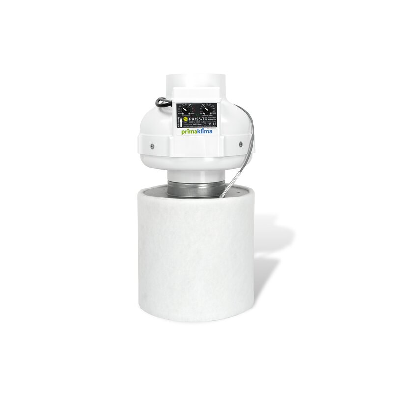 Prima Klima Tempcontrolled Ventilator + Filter Set 360m3/h