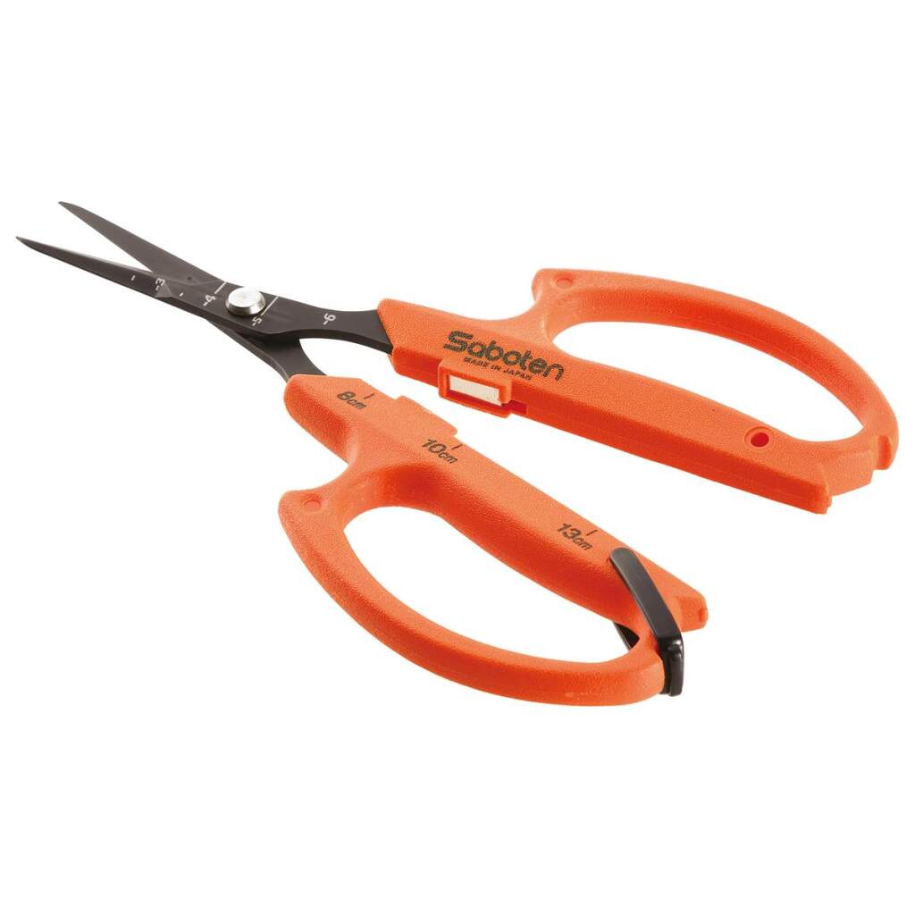 Saboten Magnetische Trimmschere mit gerader Klinge und spitzen Enden