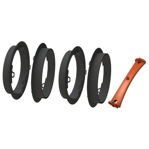 Secret Jardin 2x Mobile Ducting Flange Ø 315mm inkl Cuttingtool