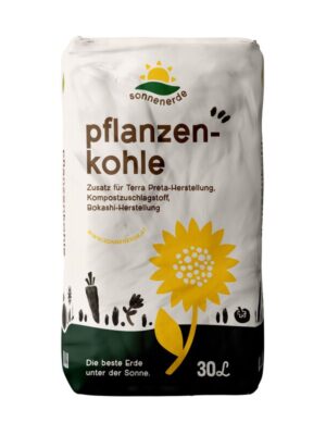 Sonnenerde Bio Pflanzenkohle 30L