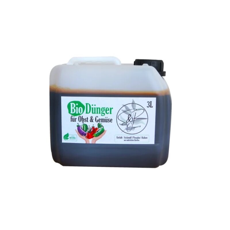 S&R Organics Bio Obst- und Gemüsedünger 3L