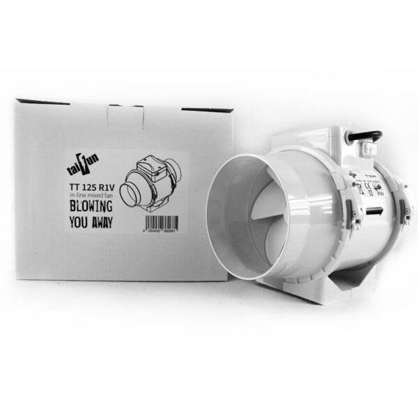 Taifun 2 Speed Inline Ventilator 220/280m³/h 125mm Flansch Taifun 2 Speed Inline Ventilator 220/280m³/h 125mm Flansch